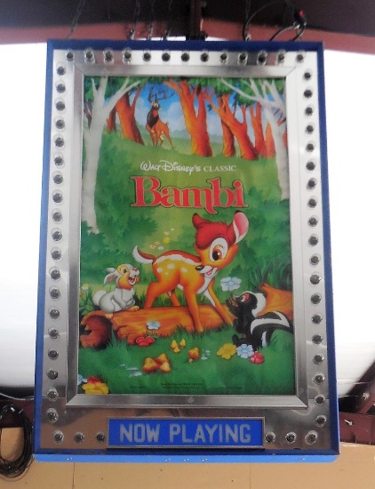 "NOW SHOWING" Theater Display Sign
