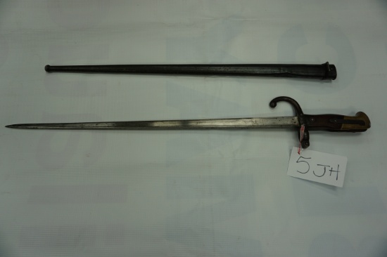 Conroe, Texas Estate Find: 26" OLD Bayonet,marked "L" #40818 on Scabbard and Bayonet, Matching #s