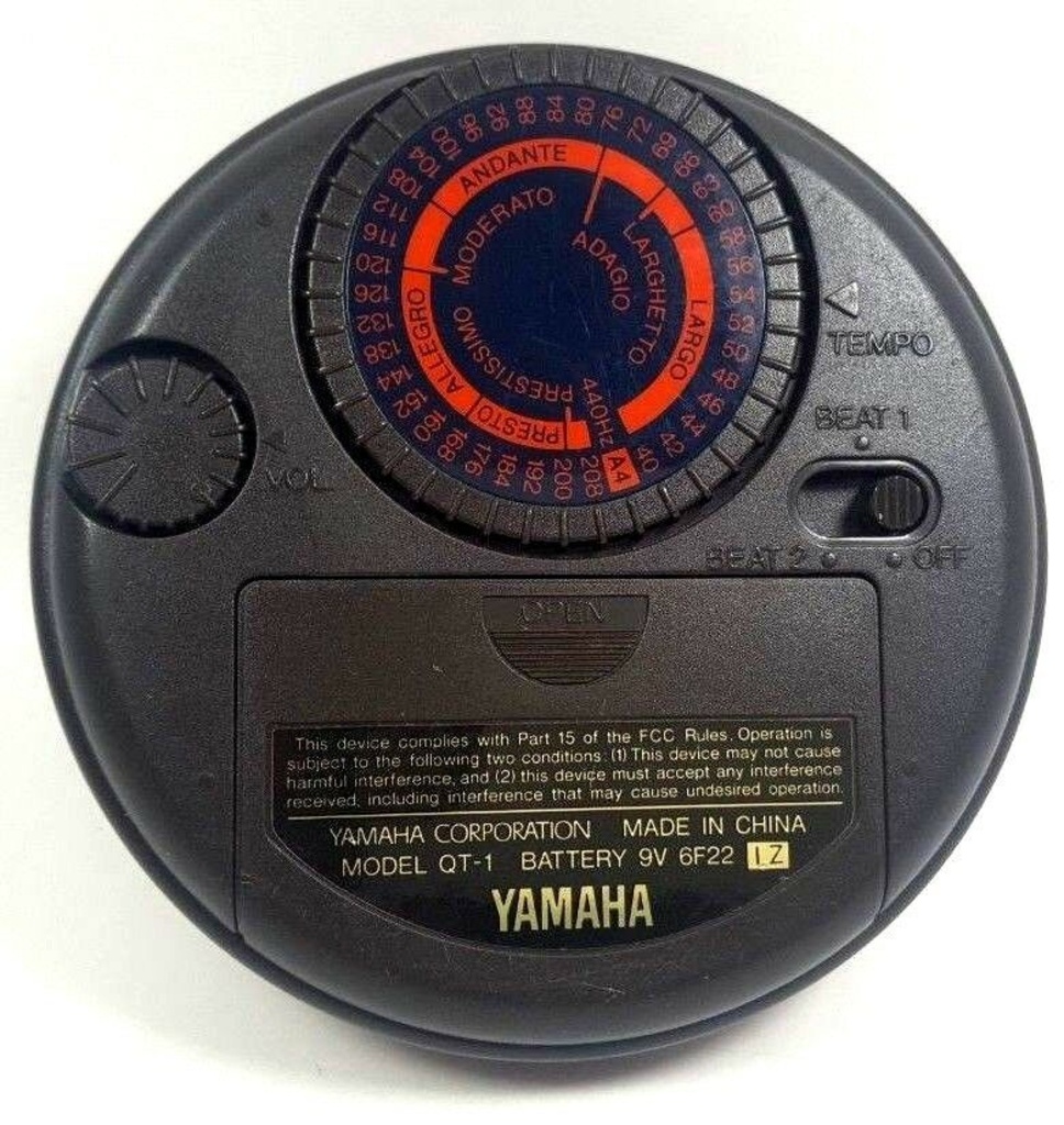 Estate Find: Yamaha QT-1 Electronic Metronome Adjustable Volume & Speed QT-1  Wood Grain, works good! | Art, Antiques & Collectibles Collectibles |  Online Auctions | Proxibid