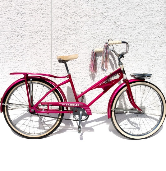 1960s Hot Pink Columbia Rambler Bike