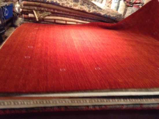 8'x10' modern GABBEH hand made. minimal design with finest wool retail $8500, Persian Carpet $90