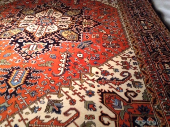 8'x10' HERIZ hand tied Persian Rug, hand knotted Oriental carpet, $6800 Retail, $90 Shipping
