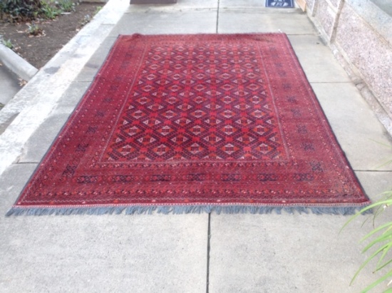 7' x 10' fine AFGHAN hand made Oriental Rug (took 9 months to make ) retail $6500, $85 Shipping