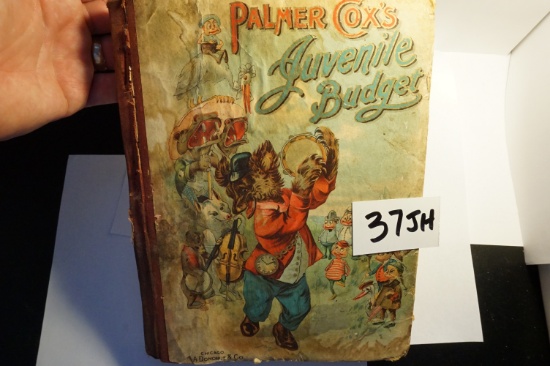 1890's PALMER COX Brownies "Juvenile Budget" Hardbound Book, book is intact and legible. Conroe, TX