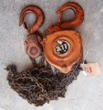Reserve is Off! This Item Will Sell! Harrington 3.1 Ton Manual Chain Hoist