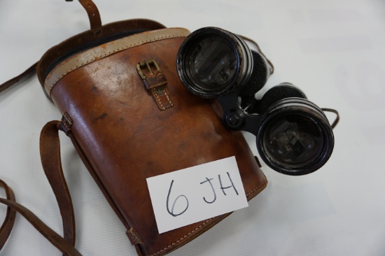 Conroe, Texas Estate Find: marked 1941 Bino Prism #5 MkII X 7, WWII Binoculars, EYE PIECE IS BROKEN