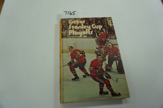 Great Stanley Cup Playoffs by Bill Libby. 1972 Hardback Book, Estate Find.