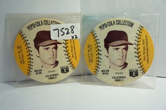 TWO (2) X The Money: 1977 Pepsi Cola Collection disc featuring Nolan Ryan, super estate find! 2x$