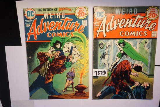 Two (2) X The Money: Adventure Comics #434 & #435, DC Twenty Cent Comics, BRONZE AGE estate find!