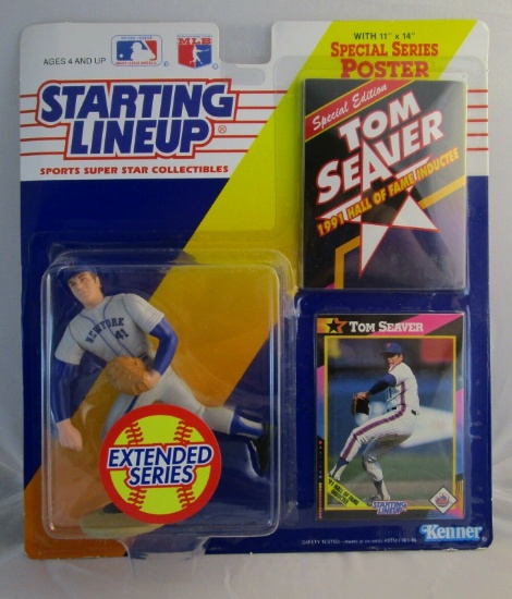 1992 unopened MLB Starting Lineup SLU Tom Seaver Extended Series New York Mets 1992 Kenner
