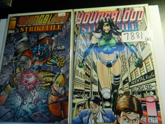 Both One $: Youngblood Strikefile #6 (Aug 1994, Image) & Youngblood Strikefile #7 (Sep 1994, Image)
