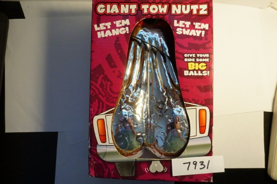 Giant Tow Nutz, Balls for your Pick-Up. attach to hitch, sold for $24.99, UN-USED. let em hang!