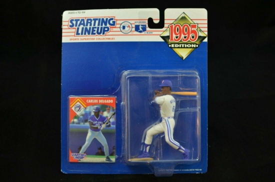 unopened 1995 Starting Lineup Carlos Delgado sports figure 1995 Kenner Blue Jays SLU MLB