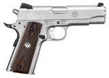 RUGER SR1911 45 ACP, Stainless Steel, Novak Sights, New In Box, #6702, .45ACP, 8 shot, LMB