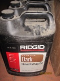 Lot of Ridgid Premium Dark Thread Cutting Oil, Seventeen Gallons For ONE MONEY!