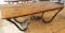 Wood Top Plow Table, Custom Made in House in Sealy, Texas. 1/1