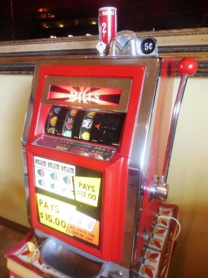 Pick-Up ONLY! NO Shipping: 1967 Mills Bell-O-Matic Tabletop Slot Machine, Works, Estate Find