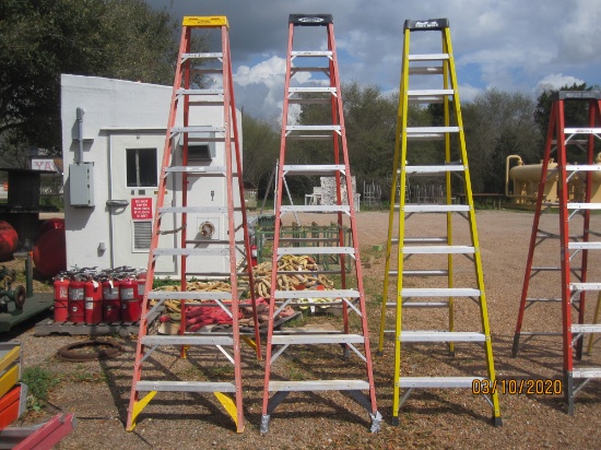 Lot of (3) 10 ft Ladders