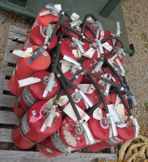 Lot of 20 Fire Extinguishers