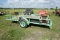 12'x7' Tilt Bed Trailer, green,  Cannot Find Title, Bill of Sale From Mickey Ellis