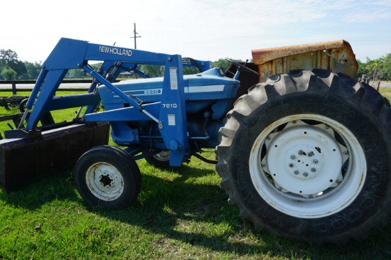 Ford 6600 Tractor with New Holland 7210 Loader,