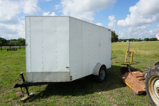 Enclosed Trailer with V-Nose, Lone Star Trailer, Cannot Find Title, Bill of Sale From Mickey Ellis