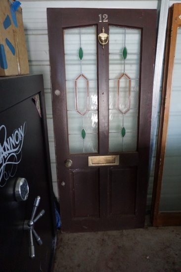 Leaded Glass Door