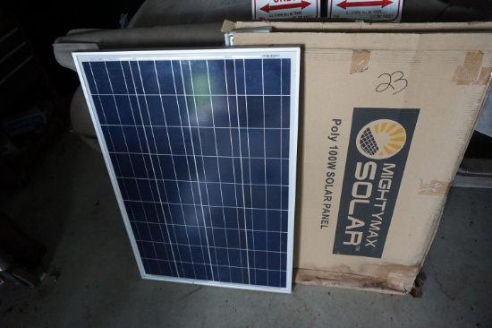 UN-USED Solar Panels, One Still in box