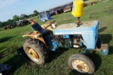 Ford 1600 Tractor with Box Blade, STARTS AND RUNS, showing 1140 hours.