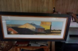 Excellent Barn Scene. Framed. 67