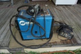 MillerMatic Challenger 172 MIG Welder, Untested. On back porch