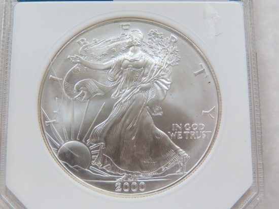 2000 American Silver Eagle, PCI Graded MS70