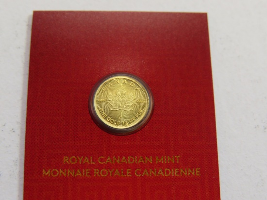 One Gram .9999 Fine Gold, Royal Canadian Mint