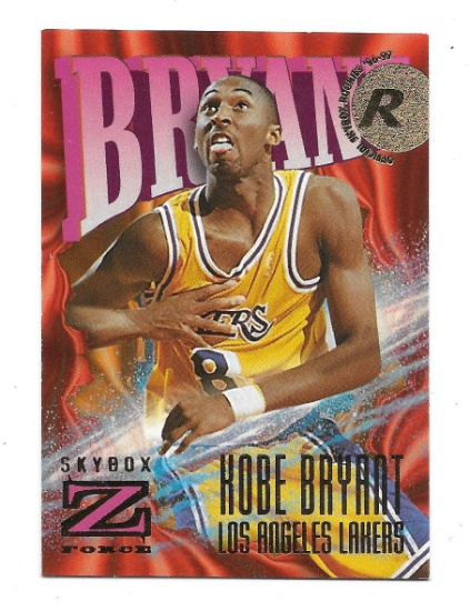 1996-97 Skybox Z-Force Kobe Bryant Rookie Card #142