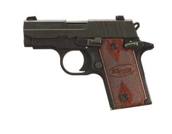 Sig Sauer P238 380ACP NITRON FINISH, ROSEWOOD GRIPS