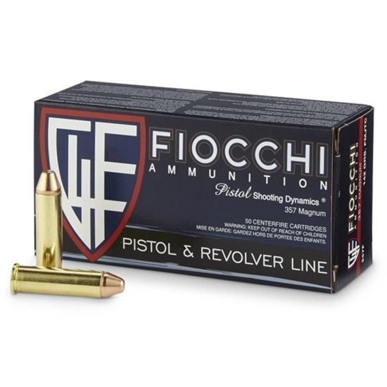 One Hundred Fifty (150) Rounds: Fiocchi Shooting Dynamics 357 Magnum Ammo 142 Grain FMJ