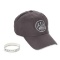 Beretta Hat and T-Shirt Roll-Up, Grey (Medium). UN-USED, NEW