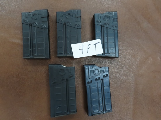 Five (5) X the Money: HK G3/HK-91 Original Military Magazine 7.62/.308WIN 20 Rounds Aluminum.