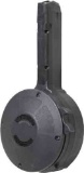 IVER JOHNSON MAGAZINE GLOCK 9MM 50RD DRUM MAG BLACK POLYMER, only for double stack mags MAGGLOCK950