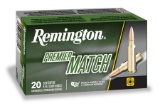 Remington Premier Match 6.5 Creedmoor, 140-Grain 20 Ct. OTMBT, Barnes Open Tip Match Boat Tail $