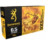 20 Ct. Browning Ammo, 6.5 Creedmoor 120 GR Lead-Free  BXS Solid Expansion Big Game & Deer B192400651
