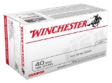 WINCHESTER AMMO USA .40SW 165GR. FMJ TRUNCATED CONE 100-VALUE PACK, ws USA40SWVP