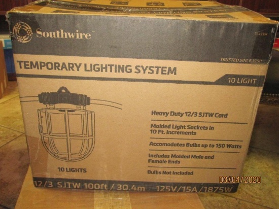 Temporary String Lights