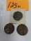Three (3) For One Money: Great Britain Edward VII Pennies incl (2) 1910 and (1) 1909. all one money