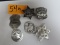 Six (6) For One Money: Toy/Fantasy Metal Badges