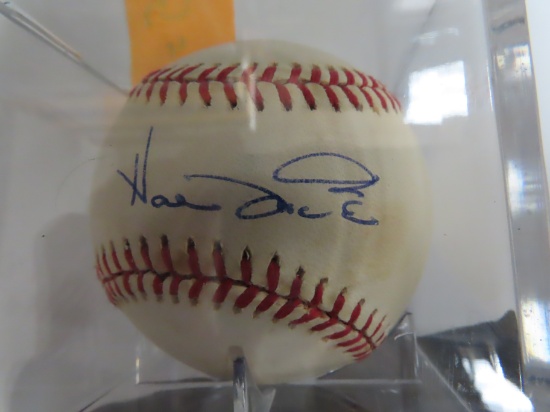 Hal Mcrae signed baseball, HAC Guarantees 100% Authentic.