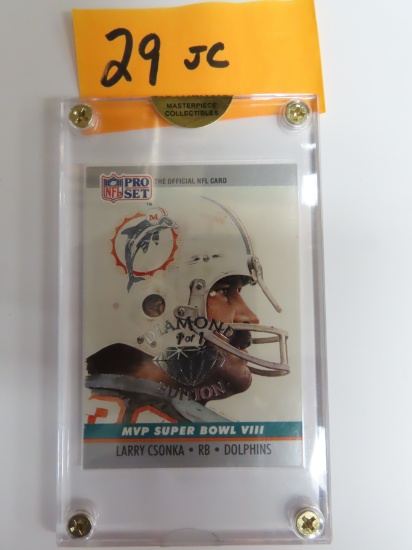 Larry Csonka 1/1 Diamond Edition my masterpiece collectibles.