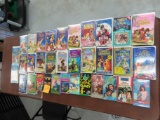 Thirty-Four (34) Sealed VHS Tapes, 95% Disney. All One Money