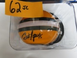 Bart Starr Signed Packers mini helmet with PAAS COA #27195
