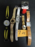 Estate Find, Six (6) Watches For One Money: Nike, Terner, Pierre Cardin, Swach, Juicy C.